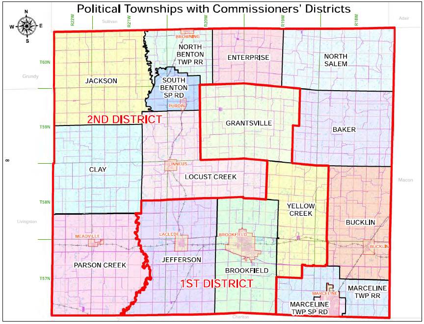 Townships Of Linn County 